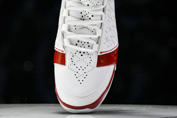 Jordan 23 White Varsity Red - 318376-161