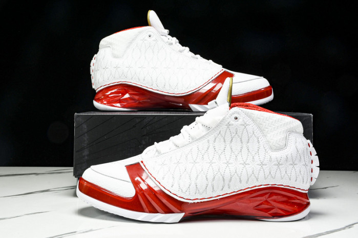 Jordan 23 White Varsity Red - 318376-161