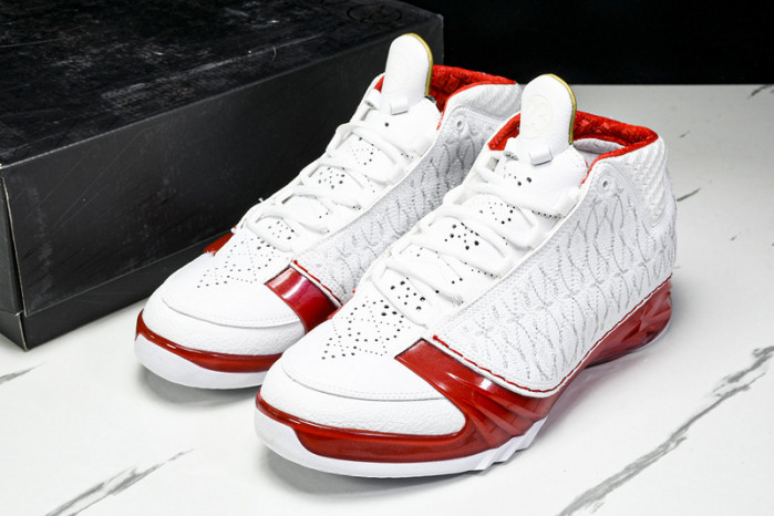 Jordan 23 White Varsity Red - 318376-161