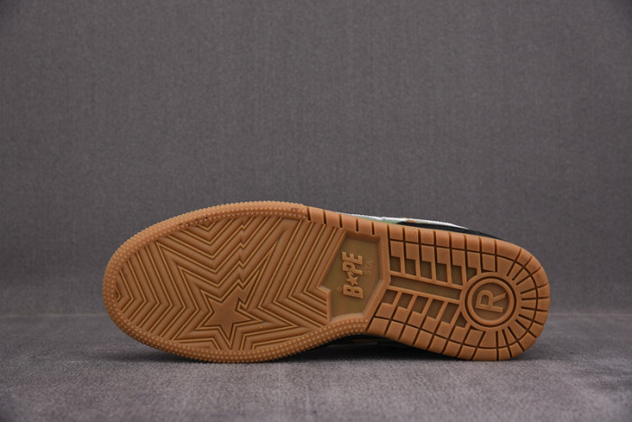 a bathing ape bape sta low copshoe bp-025