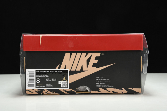 jordan 1 retro low og sp solefly - dn3400-001