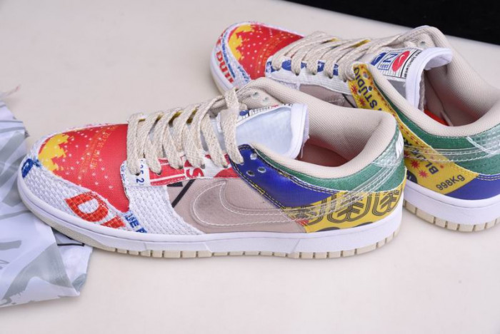 nike dunk low sp city market - da6125-900