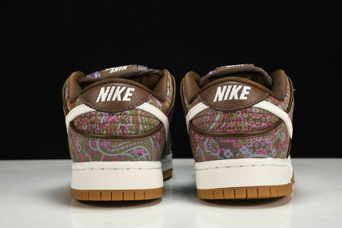nike sb dunk low pro paisley brown - dh7534-200