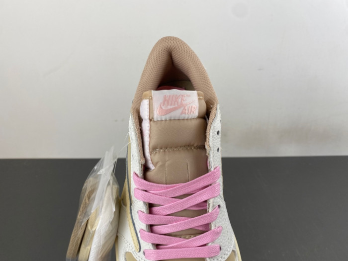Travis Scott x Air Jordan 1 Low OG SAIL SHY PINK DM7888-116
