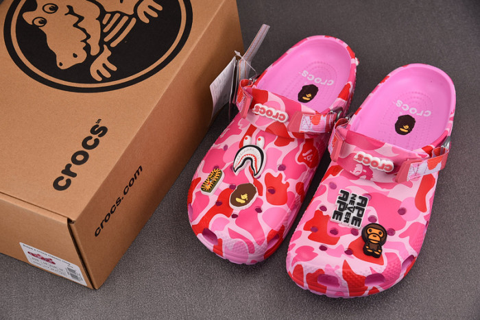 Cr0c5 classic clog a bathing ape abc copshoe bp-221