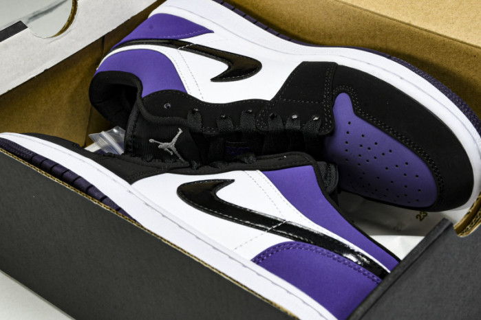 Jordan 1 Low Court Purple - 553558-125