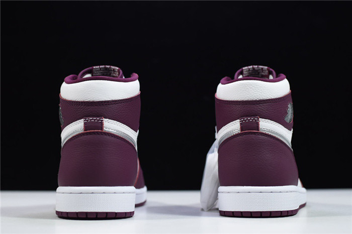 jordan 1 retro high og bordeaux - 555088-611