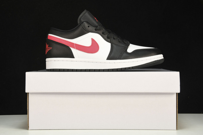 jordan 1 low black siren red (w) - dc0774-004