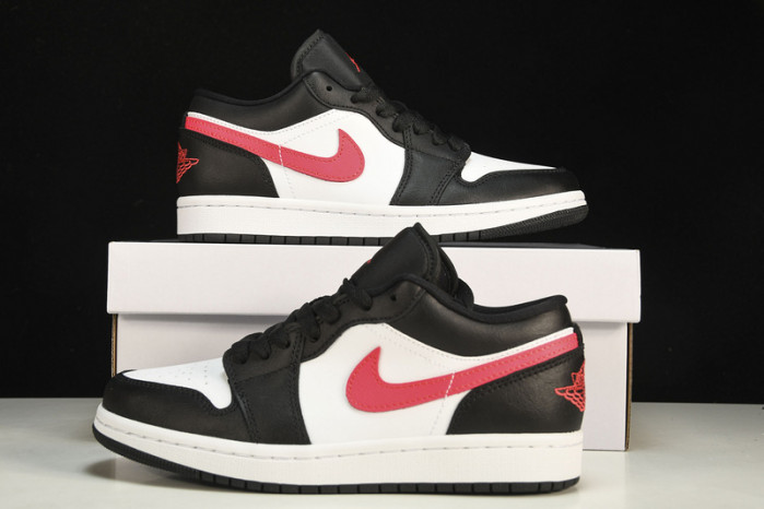 jordan 1 low black siren red (w) - dc0774-004