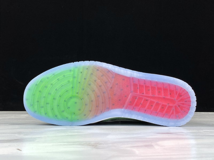 jordan 1 retro high zoom black green - ck6637-002