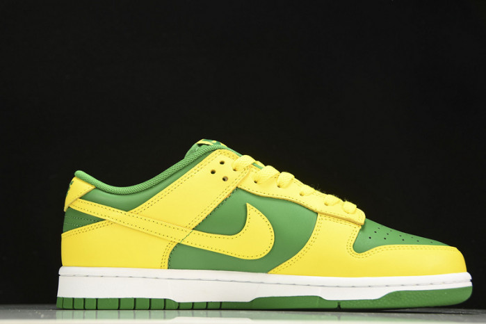 nike dunk low retro reverse brazil - dv0833-300