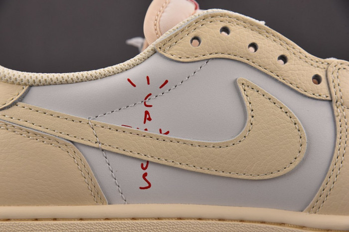 Travis Scott x Air Jordan 1 Low OG "Muslin Pink" IQ7604-100