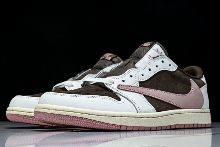 Travis Scott x Air Jordan 1 Low OG Dark Pony Pink OxF0rd DZ4137-206
