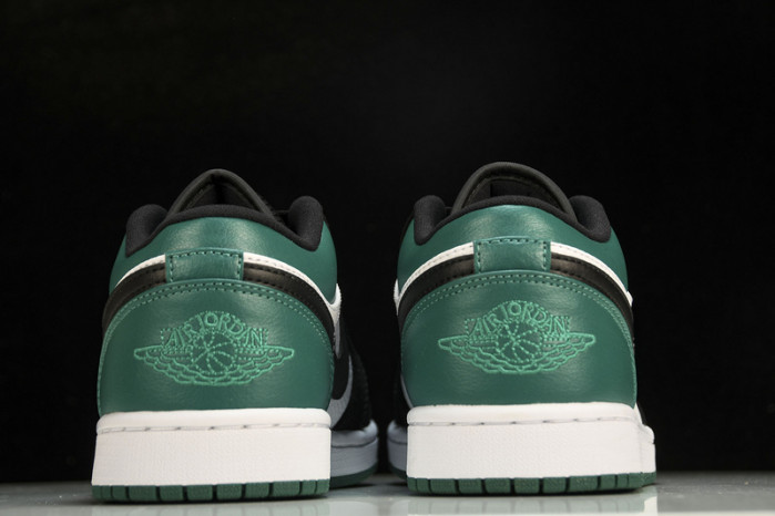 jordan 1 low white black mystic green 553558-113