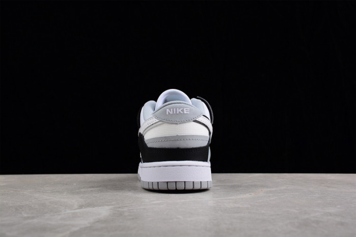 nike dunk low scrap wolf grey light lemon twist dc9723-001