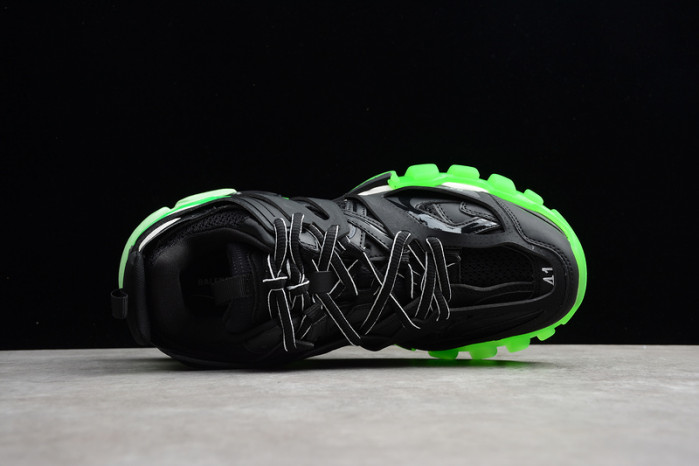 bl sneaker tess.s.gomma black fluorescent green 542023 w1gb8 5480