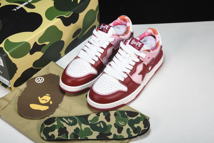 a bathing ape bape sta low copshoe bp-178