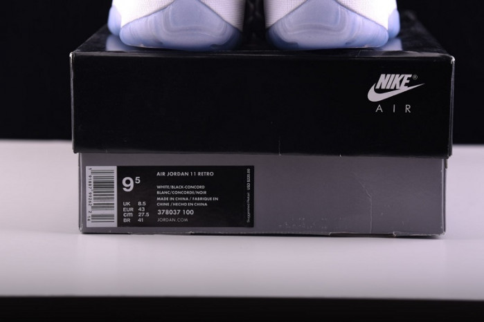 air jordan 11 "concord" 2018 378037-100