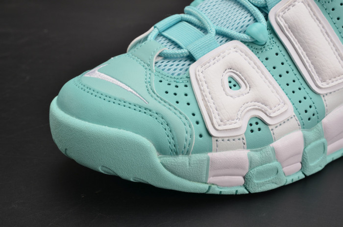 nike air more uptempo gs “island green” womens 415082-300