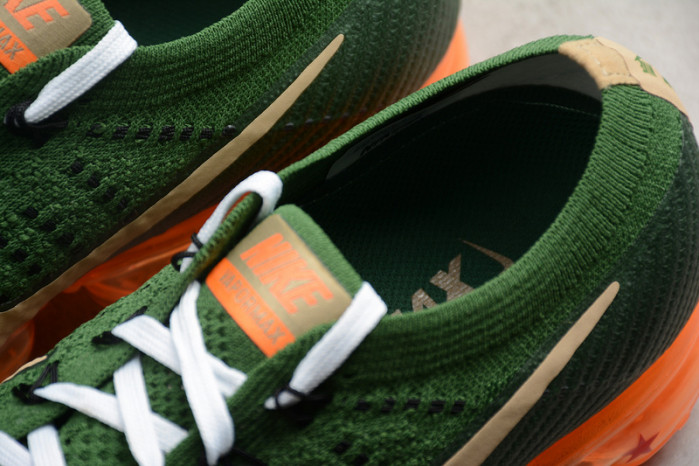 dragon ball super x nike air vapormax flyknit 2018 dark green/light brown mens aa3858-101