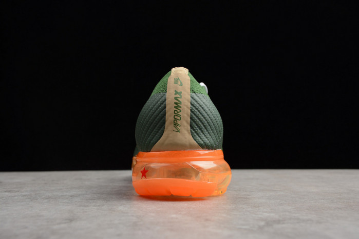 dragon ball super x nike air vapormax flyknit 2018 dark green/light brown mens aa3858-101