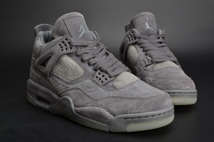 kaws x air jordan 4 “cool grey” 930155-003