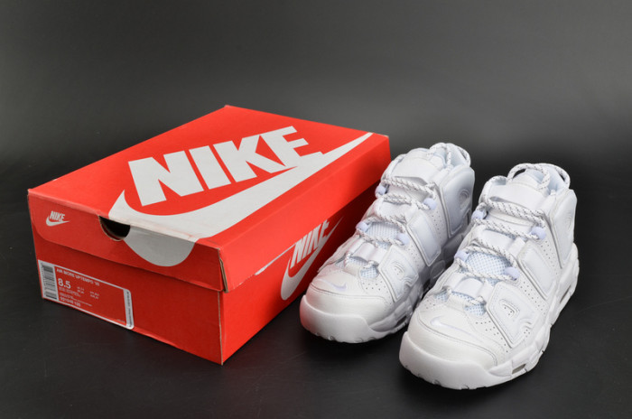 nike air more uptempo “triple white” mens 921948-100